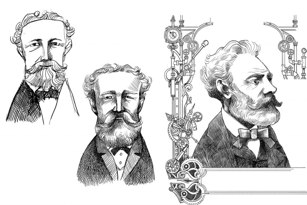 Ritratto di Jules Verne